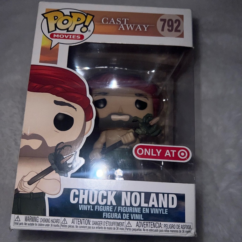 Funko Pop! Movies Chuck Noland Vinyl Figure - Red and Green
